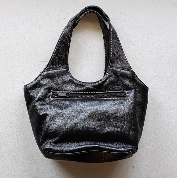 Black Rosetti Handbag With Magnetic Closure - Picture 2 of 5